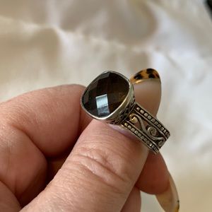 Brighton silver and quartz ring